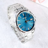 Seiko Analog Quartz Silver Stainless Steel Men Watch SUR525P1