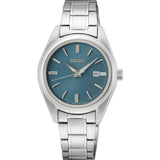 Seiko Analog Quartz Silver Stainless Steel Strap Women Watch SUR531P1