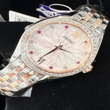 Seiko Analog Quartz Silver Stainless Steel Strap Women Watch SUR542P1