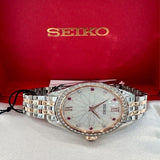 Seiko Analog Quartz Silver Stainless Steel Strap Women Watch SUR542P1