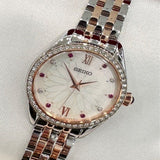 Seiko Analog Quartz Silver Stainless Steel Strap Women Watch SUR542P1