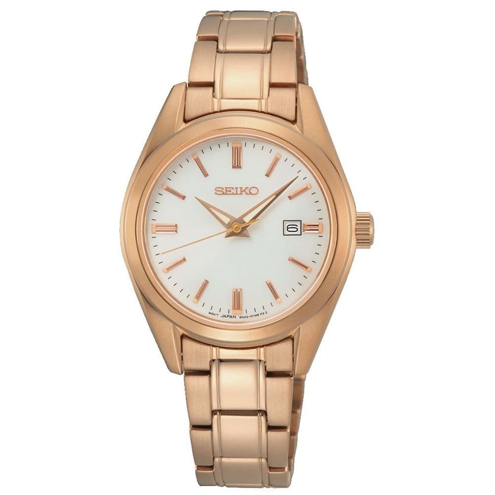 SEIKO GENERAL SUR630P1 STAINLESS STEEL WOMEN'S WATCH - H2 Hub Watches