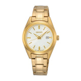 SEIKO SUR632P1P GOLD STAINLESS STEEL WOMEN'S WATCH