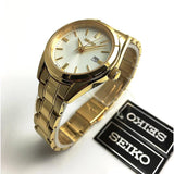 SEIKO SUR632P1P GOLD STAINLESS STEEL WOMEN'S WATCH