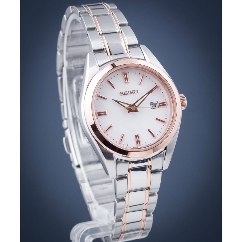 SEIKO GENERAL SUR634P1 STAINLESS STEEL WOMEN'S WATCH - H2 Hub Watches