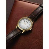 SEIKO SUR638P1P WHITE DIAL BROWN STRAP WOMEN'S WATCH