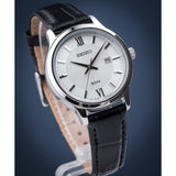 SEIKO GENERAL NEO SUR659P1 BLACK LEATHER WOMEN'S WATCH