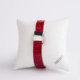 SEIKO LUKIA SUT336J1 SOLAR RED LEATHER WOMEN'S WATCH