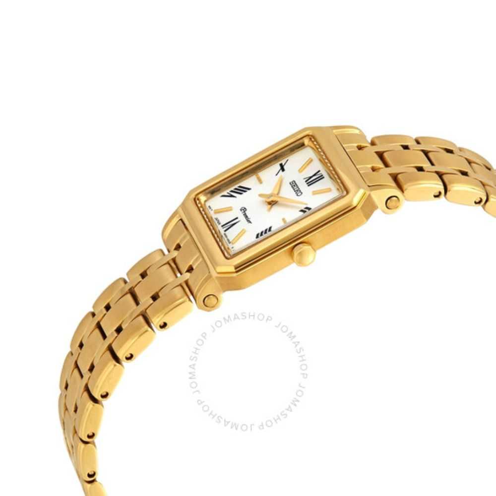 SEIKO PREMIER SWR030P1 ANALOG STAINLESS STEEL WOMEN'S GOLD WATCH - H2 Hub Watches