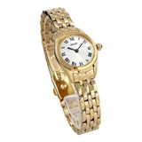 SEIKO GENERAL SWR040P1 WHITE DIAL GOLD STAINLESS STEEL WOMEN'S WATCH