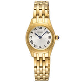 SEIKO GENERAL SWR040P1 WHITE DIAL GOLD STAINLESS STEEL WOMEN'S WATCH