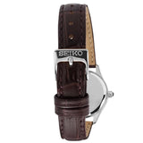 SEIKO SWR071P1 BROWN LEATHER WOMEN'S WATCH