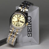 SEIKO 5 SYMA37K1P SILVER STAINLESS STEEL WOMEN'S WATCH