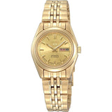 SEIKO 5 SYMA38K1P GOLD STAINLESS STEEL WOMEN'S WATCH