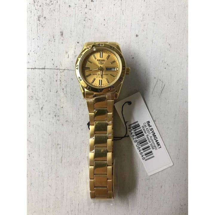 SEIKO 5 SYMG44K1 AUTOMATIC STAINLESS STEEL WOMEN'S GOLD WATCH - H2 Hub Watches