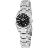 SEIKO 5 SYMK17K1 BLACK DIAL STAINLESS STEEL WATCH WOMEN'S WATCH