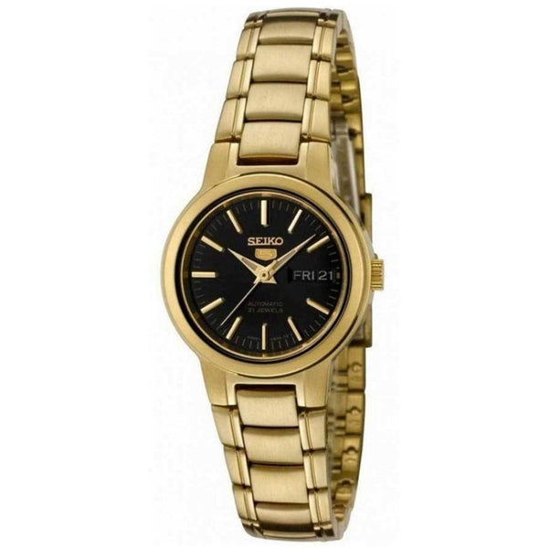 SEIKO 5 SYMK22K1P AUTOMATIC GOLD STAINLESS STEEL WOMEN'S WATCH