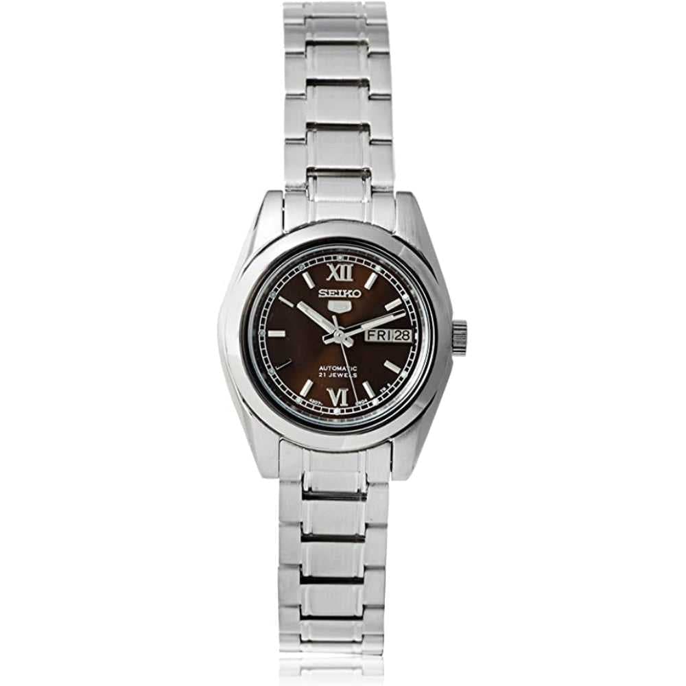 SEIKO 5 SYMK25K1 AUTOMATIC STAINLESS STEEL WOMEN'S SILVER WATCH - H2 Hub Watches