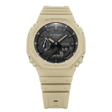 CASIO G-SHOCK GA-2100-5ADR ANALOG DIGITAL BEIGE RESIN STRAP MEN'S WATCH