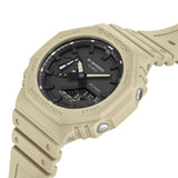 CASIO G-SHOCK GA-2100-5ADR ANALOG DIGITAL BEIGE RESIN STRAP MEN'S WATCH