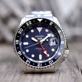 Seiko SSK003K1 Sport Batman GMT Stainless Steel Men Watch