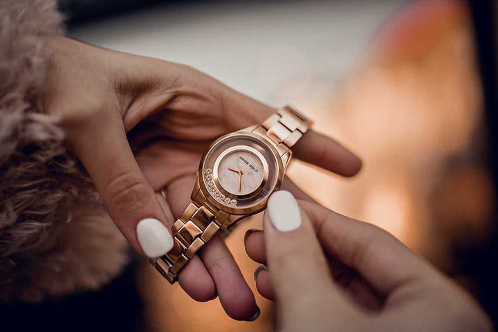 ARIES GOLD ENCHANT VERONA ROSE GOLD STAINLESS STEEL L 5021 RG-MB WOMEN'S WATCH - H2 Hub Watches