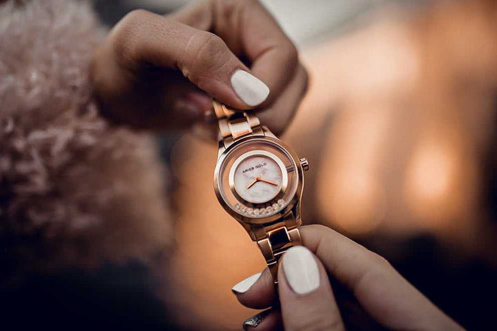 ARIES GOLD ENCHANT VERONA ROSE GOLD STAINLESS STEEL L 5021 RG-MB WOMEN'S WATCH - H2 Hub Watches