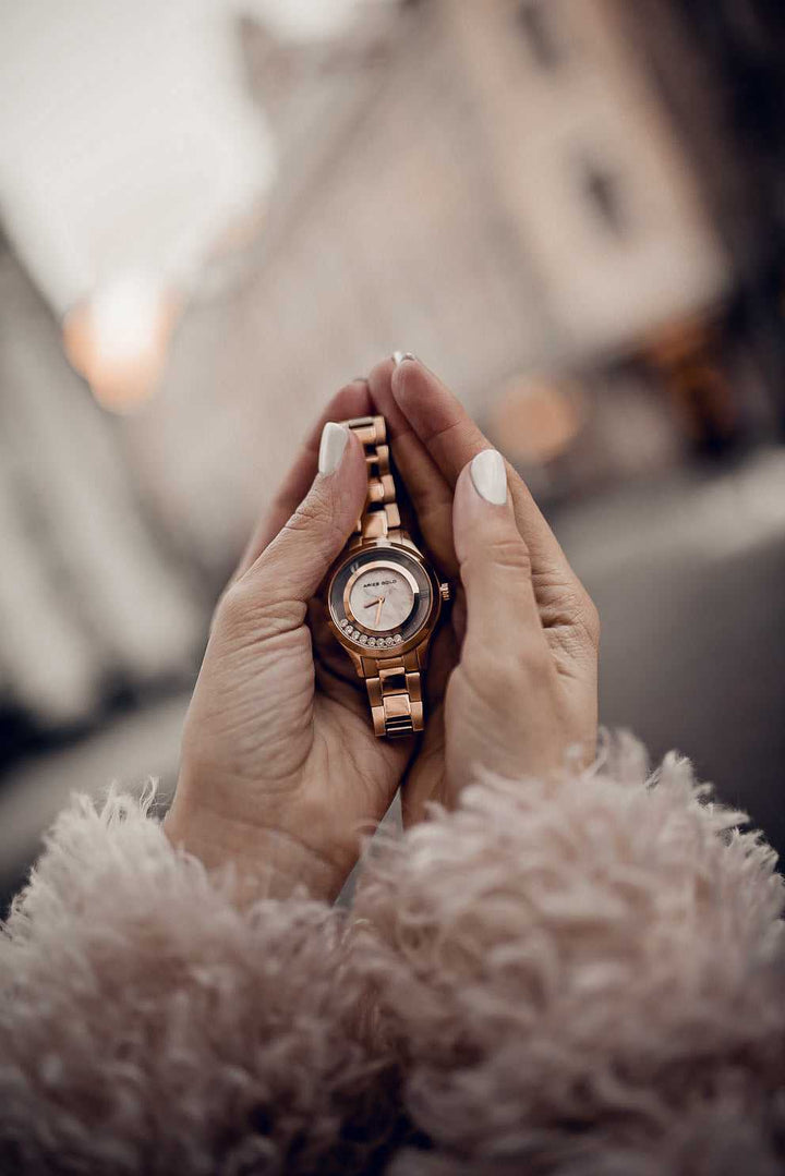 ARIES GOLD ENCHANT VERONA ROSE GOLD STAINLESS STEEL L 5021 RG-MB WOMEN'S WATCH - H2 Hub Watches