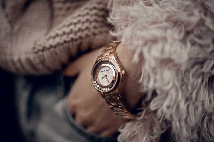 ARIES GOLD ENCHANT VERONA ROSE GOLD STAINLESS STEEL L 5021 RG-MB WOMEN'S WATCH - H2 Hub Watches