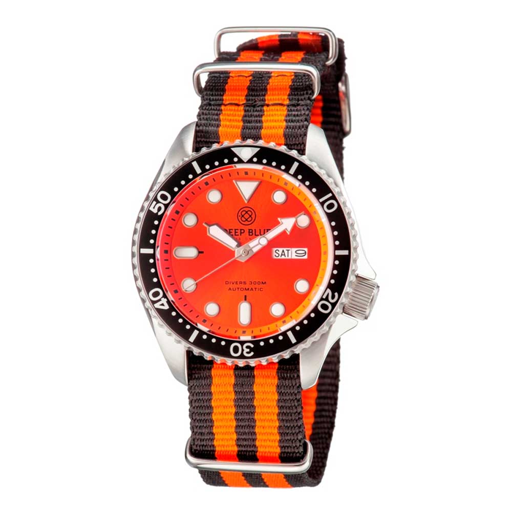 DEEP BLUE NATO DIVER #NATODIVERSSORG DIVER'S WATCH - H2 Hub Watches
