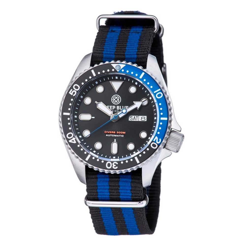 DEEP BLUE NATO DIVER #NATODIVERSSBTMN DIVER'S WATCH - H2 Hub Watches