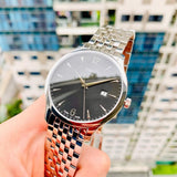TISSOT T0064072203601 LOCLE POWERMATIC 80 TWO-TONE DIAMOND MARKERS MEN WATCH