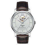 TISSOT T0639071603800 TRADITION POWERMATIC 80 OPEN HEART MEN'S WATCH