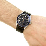 Ingersoll The Trenton Automatic Black Stainless Steel I07601 Black Leather Strap Men's Watch