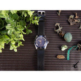 Ingersoll The Trenton Automatic Black Stainless Steel I07601 Black Leather Strap Men's Watch