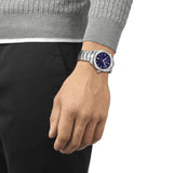 TISSOT T1016101104100 T-CLASSIC PR 100 SPORT BLUE DIAL STAINLESS STEEL CASE MEN'S WATCH