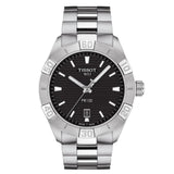 TISSOT T1016101105100 BLACK DIAL STAINLESS STEEL MEN'S WATCH