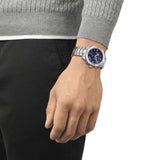 TISSOT T1016171104100 PR 100 CHRONO CLASSIC STAINLESS STEEL DRESS WATCH GREY MEN'S WATCH