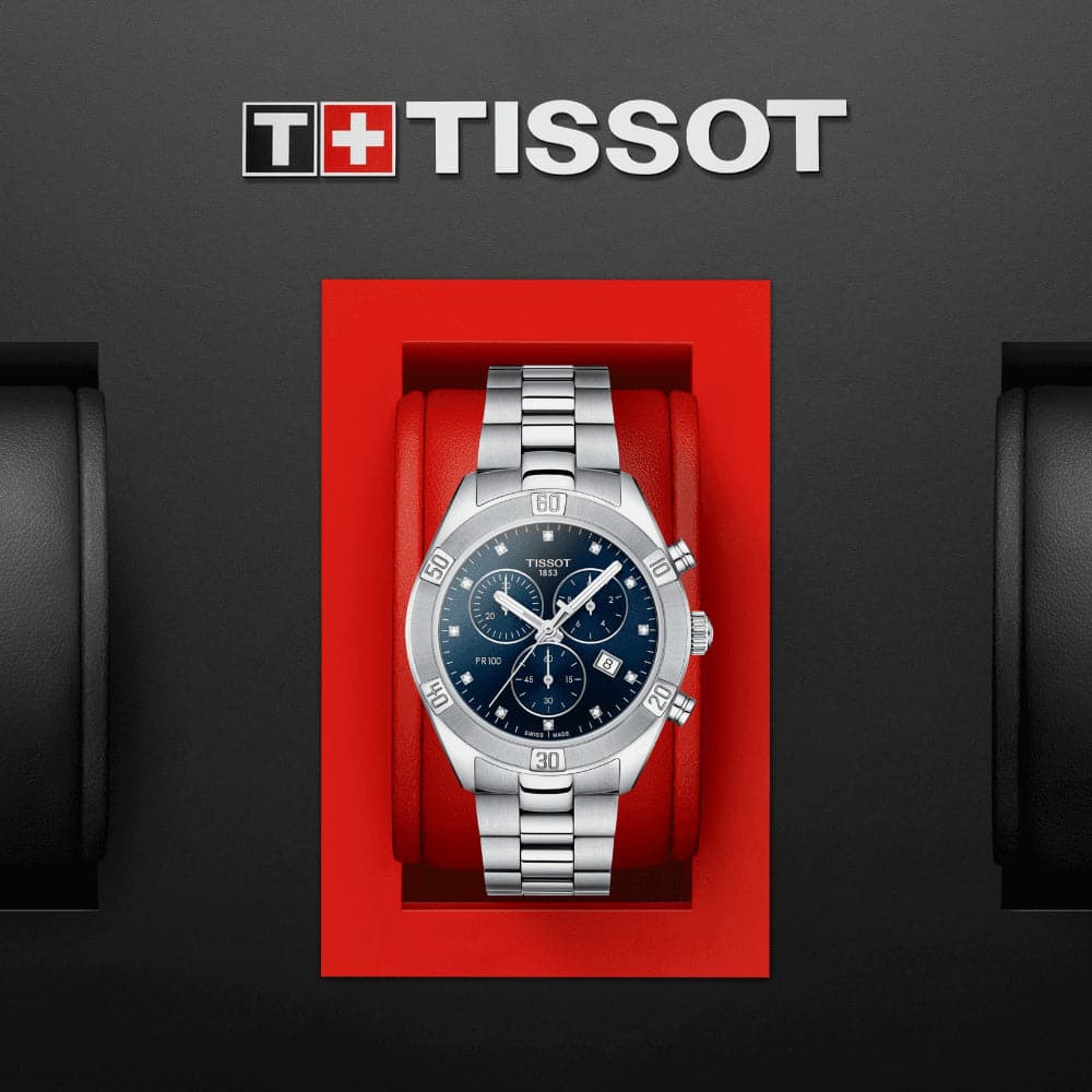 TISSOT T1019171104600 PR 100 SPORT CHIC WOMEN'S WATCH - H2 Hub Watches