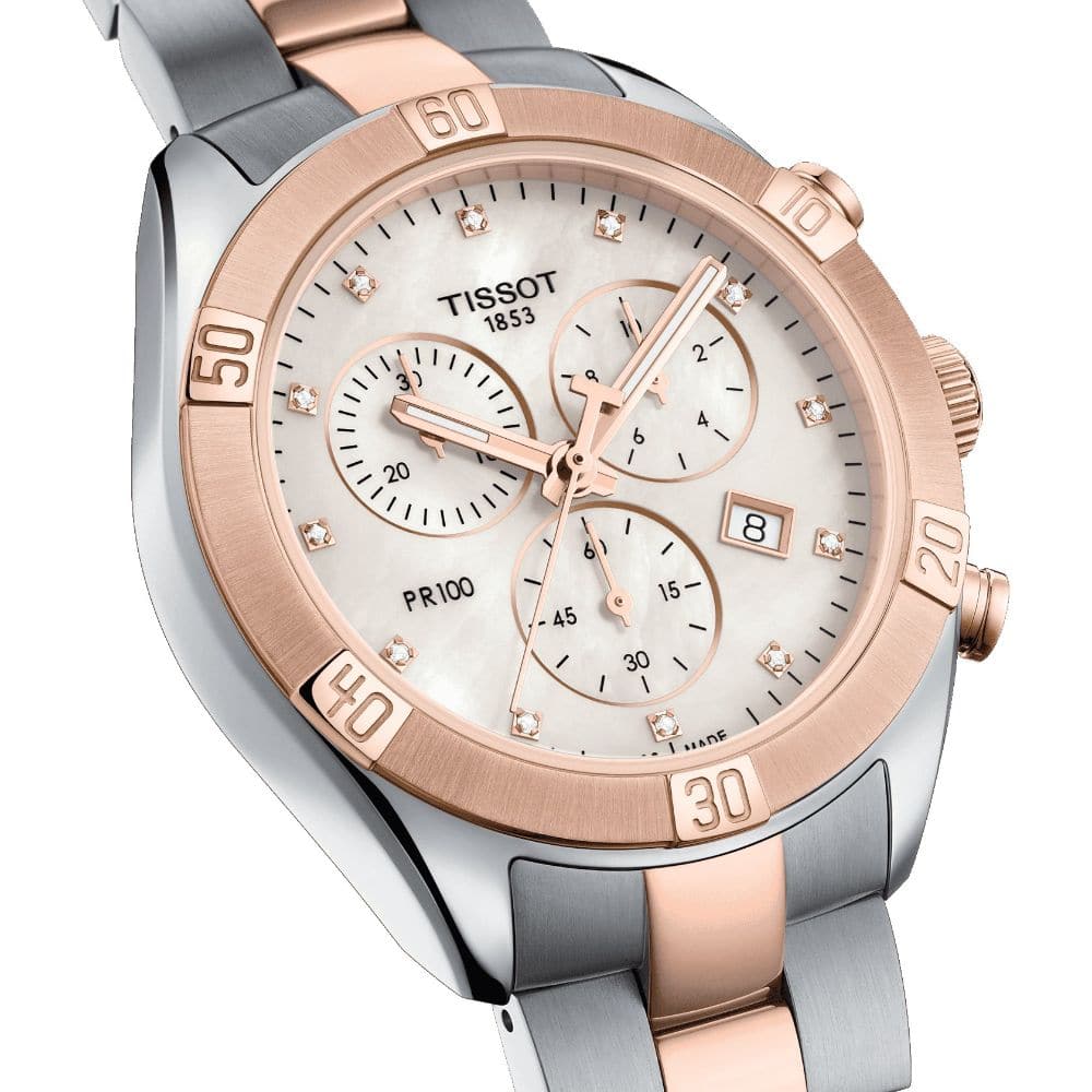 TISSOT T1019172211600 PR 100 SPORT CHIC WOMEN'S WATCH - H2 Hub Watches