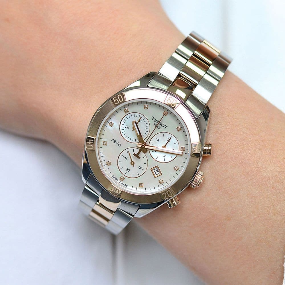 TISSOT T1019172211600 PR 100 SPORT CHIC WOMEN'S WATCH - H2 Hub Watches