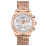 Tissot PR 100 Sport Chic Rose Gold Stainless Steel Strap Women Watch T1019173303100