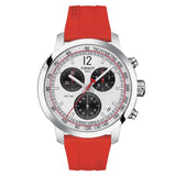 TISSOT PRC 200 T1144171703702 RED SILICONE STRAP MEN WATCH