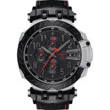 Tissot T-Race MotoGP Chronograph Black Dial Synthetic Strap Men Watch T1154272705701