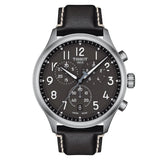 Tissot Chronograph Black Dial And Leather Strap Men Watch T1166171606200