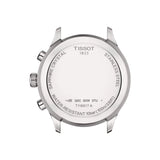 TISSOT T-SPORT XL T1166171629700 STAINLESS STEEL CHRONOGRAPH BROWN LEATHER MEN'S WATCH