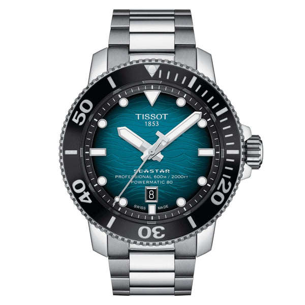 TISSOT T1206071104100 SEASTAR 2000 PROFESSIONAL POWERMATIC 80 MEN'S WATCH