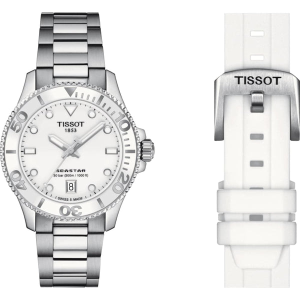 TISSOT SEASTAR T1202101101100 STAINLESS STEEL WOMEN WATCH