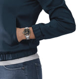 TISSOT SEASTAR T1202102105100 BLACK STAINLESS STEEL WOMEN WATCH