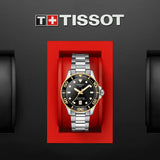 TISSOT SEASTAR T1202102105100 BLACK STAINLESS STEEL WOMEN WATCH